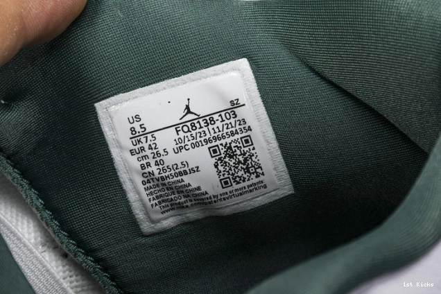 4 Jordan Air Oxidized FQ8138-103 Green 0822